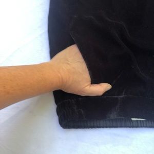 J.Crew Black Velvet pants